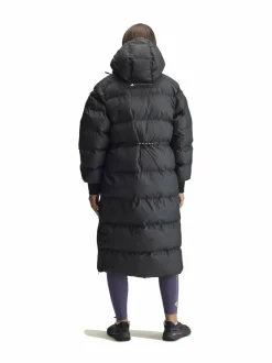 Urheilutakit<adidas by Stella McCartney aSMC Long Puffa -toppatakki IX3081 BLACK