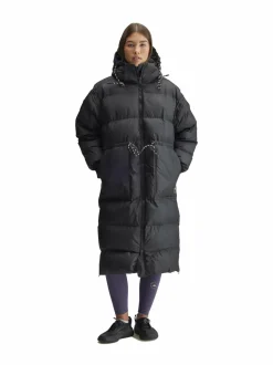Urheilutakit<adidas by Stella McCartney aSMC Long Puffa -toppatakki IX3081 BLACK