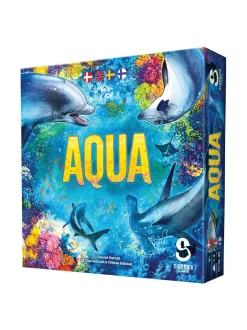 Pelit<ASMODEE lautapeli Aqua (suomenkielinen ja ruotsikielinen)