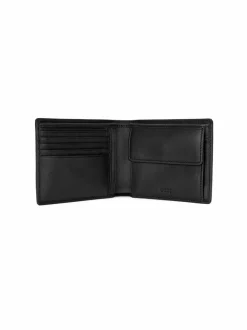 Solmiot & Asusteet<BOSS Asolo-nahkalompakko 001 BLACK