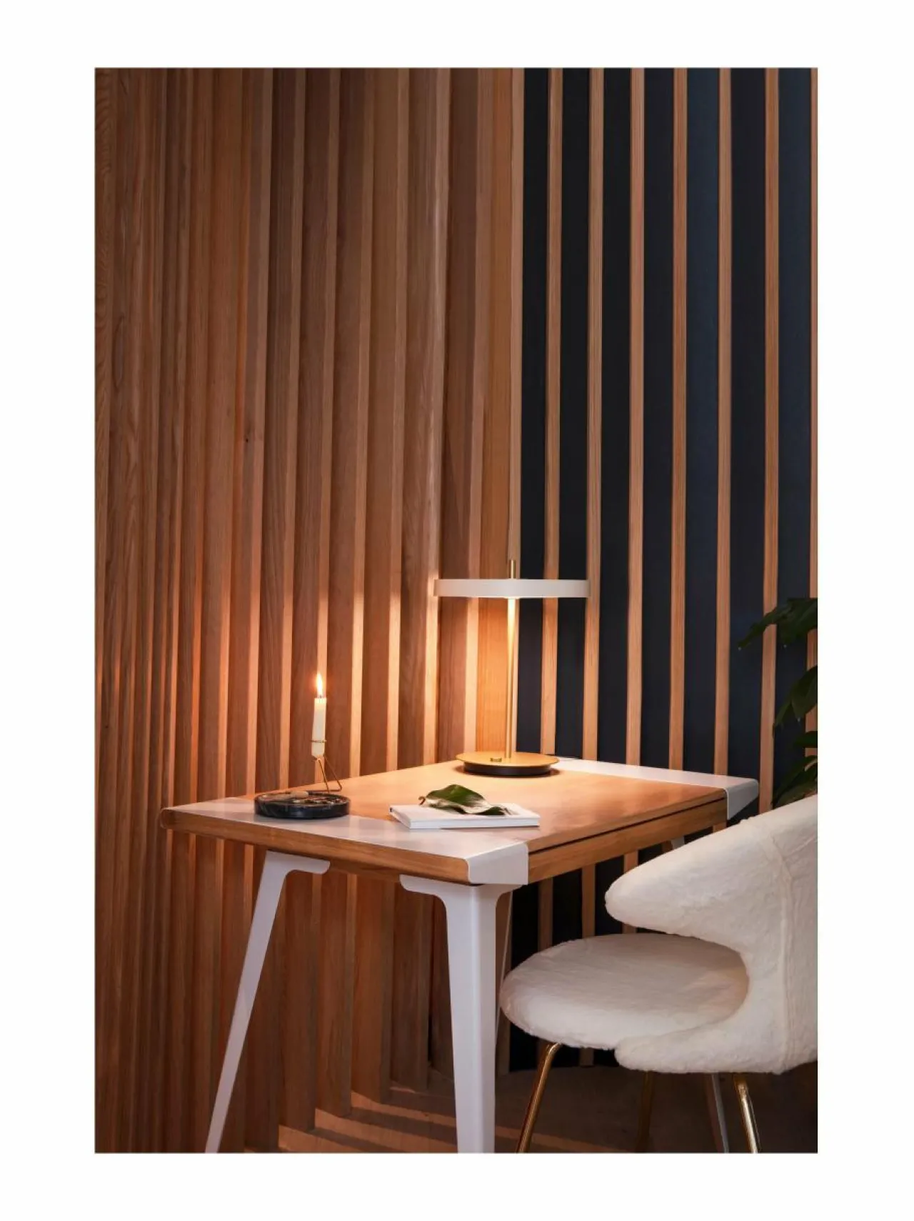 Pöytävalaisimet<UMAGE Asteria-pöytävalaisin PEARL WHITE