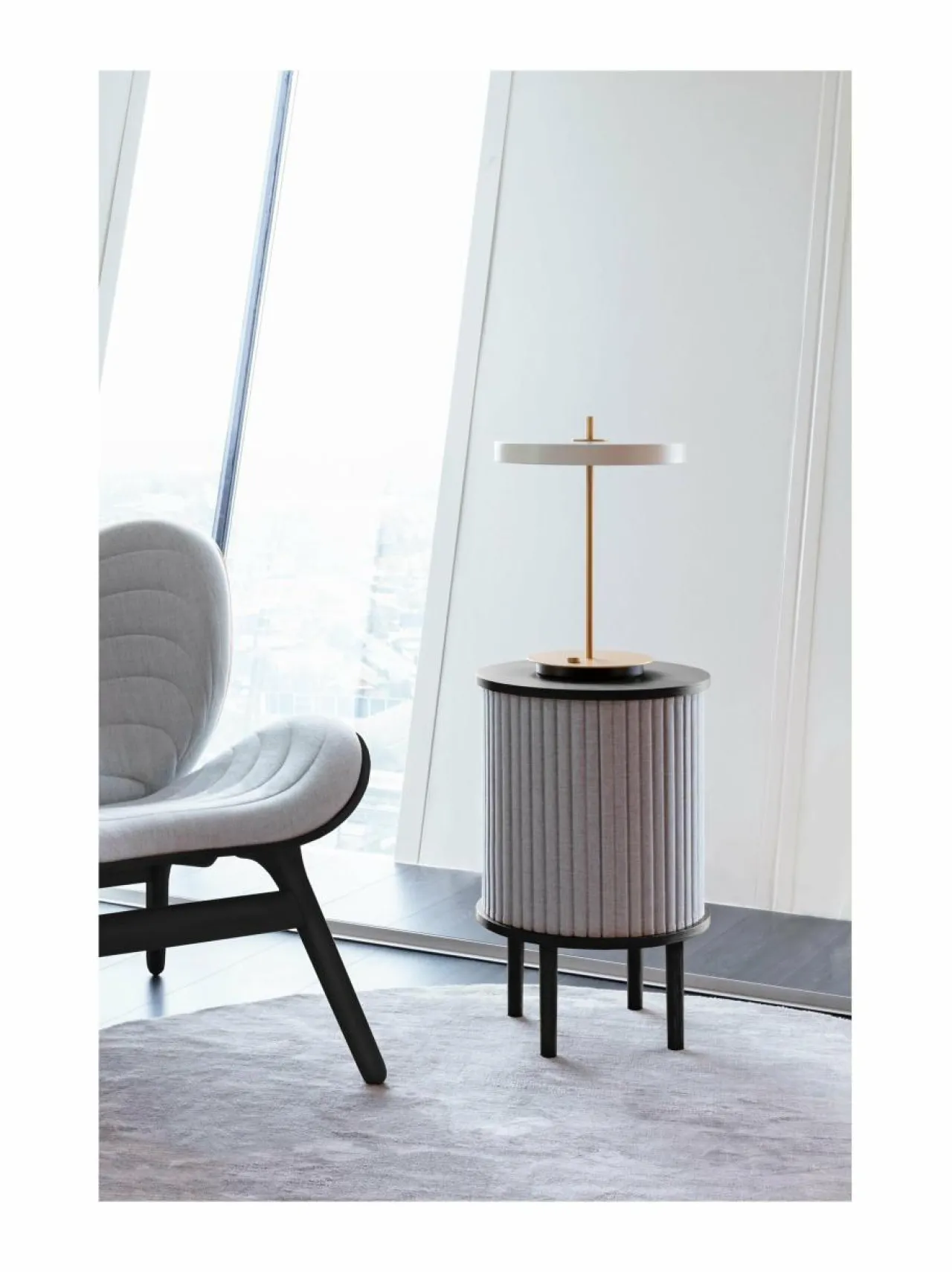 Pöytävalaisimet<UMAGE Asteria-pöytävalaisin PEARL WHITE