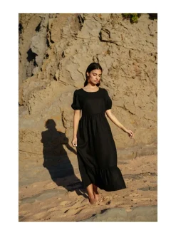 Mekot<Nakoa Astrid Dress, Black MUSTA