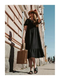 Mekot<Nakoa Astrid Dress, Black MUSTA