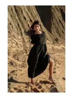 Mekot<Nakoa Astrid Dress, Black MUSTA