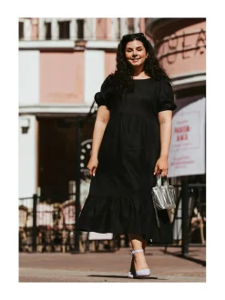 Mekot<Nakoa Astrid Dress, Black MUSTA