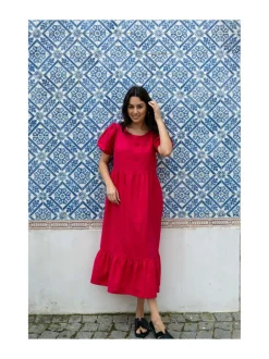 Nakoa Astrid Dress, Pink Peacock^ Mekot