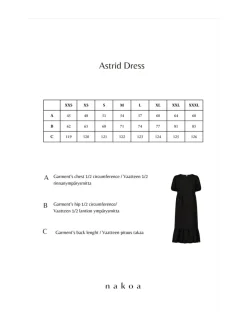 Nakoa Astrid Dress, Sky Blue^ Mekot