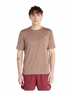 Paidat, Hupparit & Colleget<New Balance Athletics T-Shirt -treenipaita EAT EARTH SHADOW HEATHER