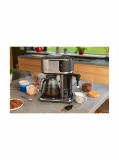 Kahvin- & Vedenkeittimet<Russell Hobbs Attentiv Coffee Bar -yhdistelmäkahvinkeitin STEEL