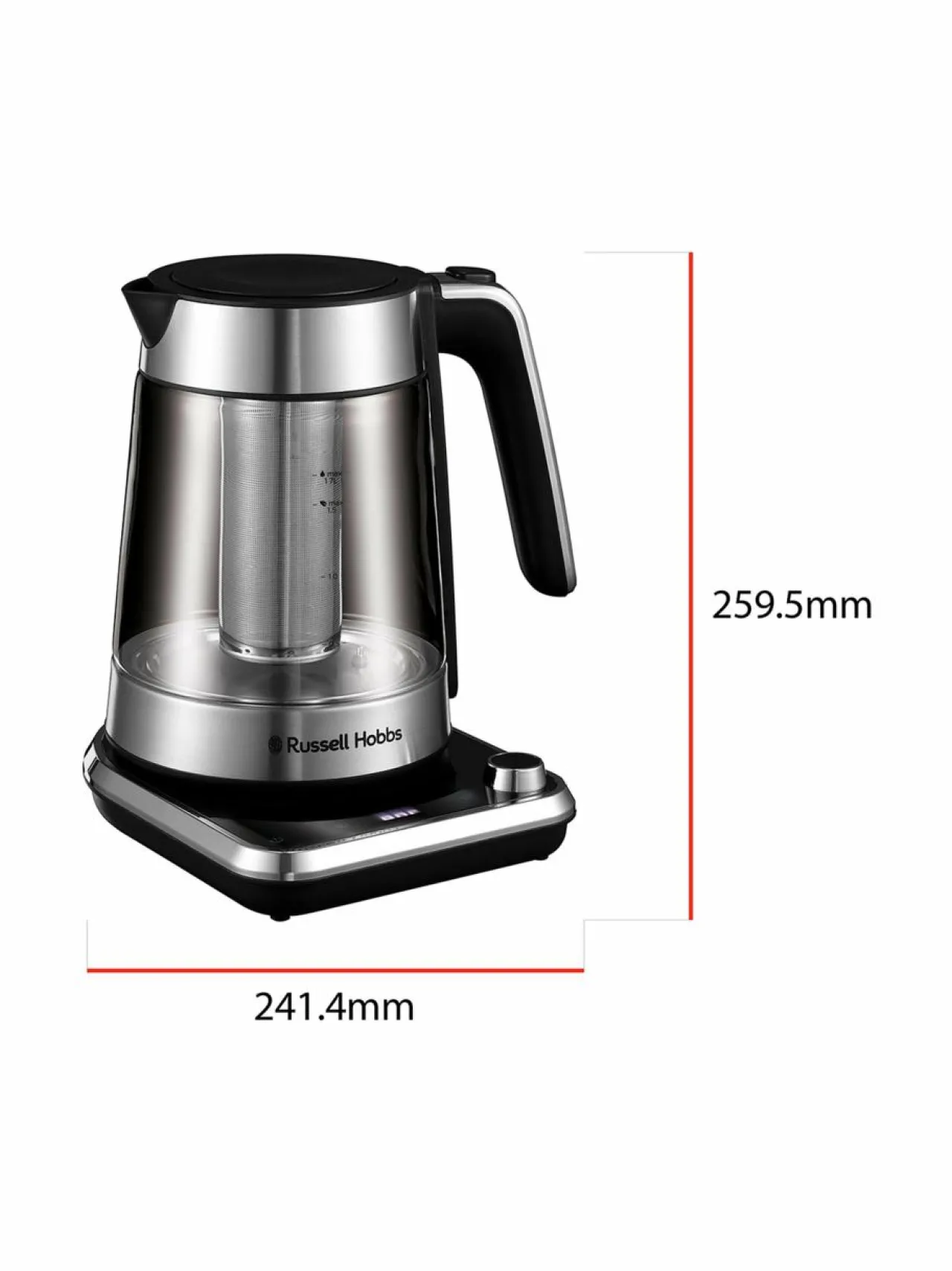 Kahvin- & Vedenkeittimet<Russell Hobbs Attentiv-vedenkeitin 1,7 L STEEL