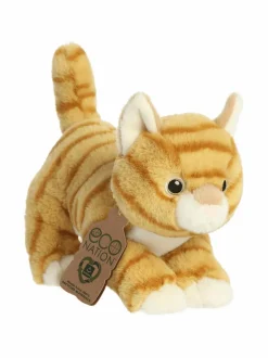 Pehmolelut<ECO NATION AURORA Tabbykuviollinen pehmokissa, 15 cm