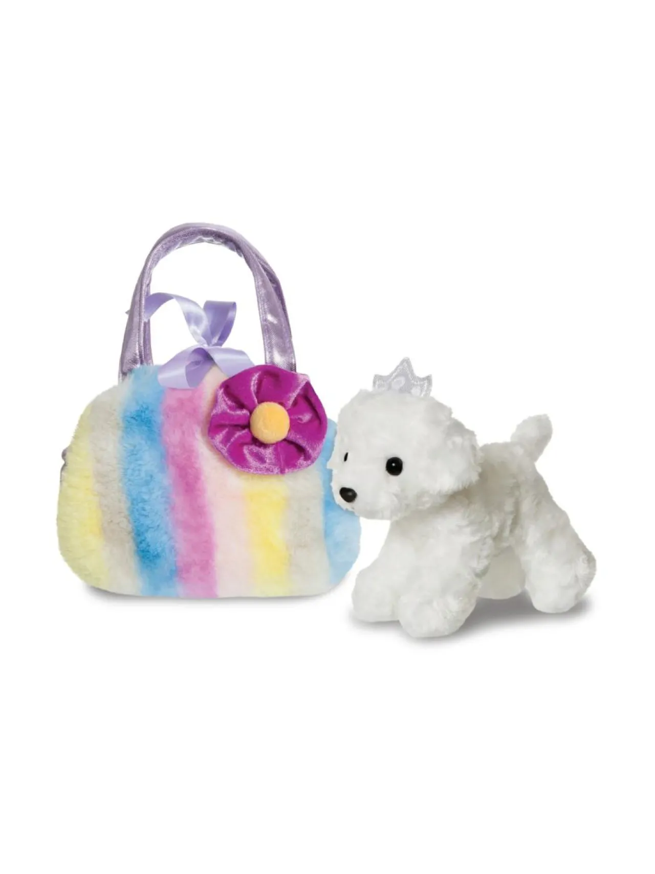FANCY PALS AURORA pehmokoiranpentu laukussa, 20 cm^ Pehmolelut