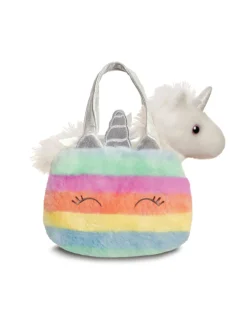 Pehmolelut<FANCY PALS AURORA Pehmoyksisarvinen kassissa, 20 cm