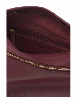 Olkalaukut<A+more Avatar Sling -nahkalaukku BURGUNDY