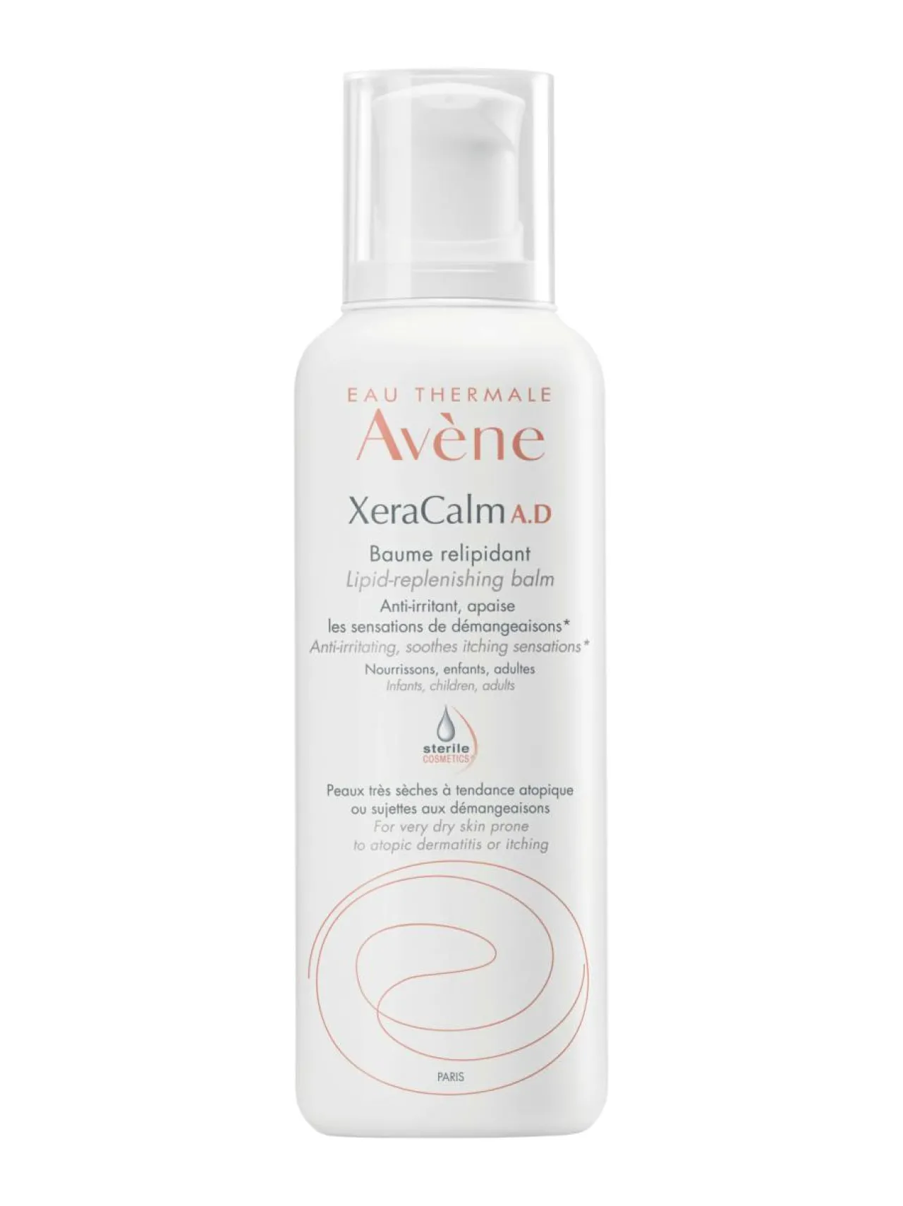 Ihonhoito<Avène XeraCalm A.D Lipid-replenishing Balm -steriili hoitovoide erittäin kuivalle iholle, 400 ml