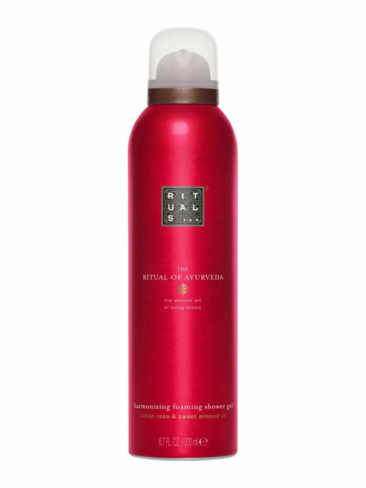 Rituals Ayurveda Foaming Shower Gel -vaahtoava suihkugeeli 200 ml^ Vartalonhoito