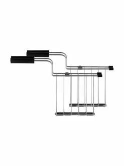 Leivänpaahtimet<Alessi B Toru -leivänpaahtimen telinet, 2 kpl BLACK
