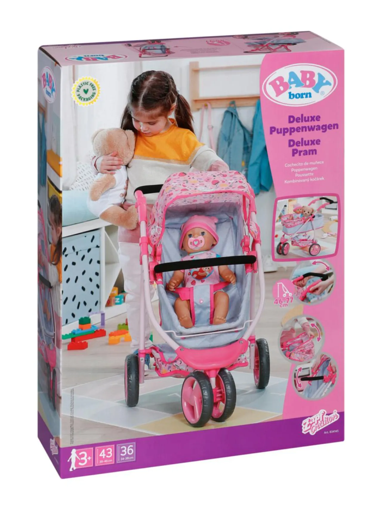 Nuket & Nuken Tarvikkeet<BABY BORN Nukenrattaat Deluxe