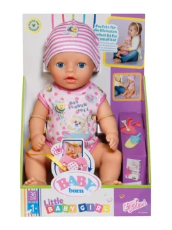 Nuket & Nuken Tarvikkeet<BABY BORN Tyttönukke Little Baby, 36 cm