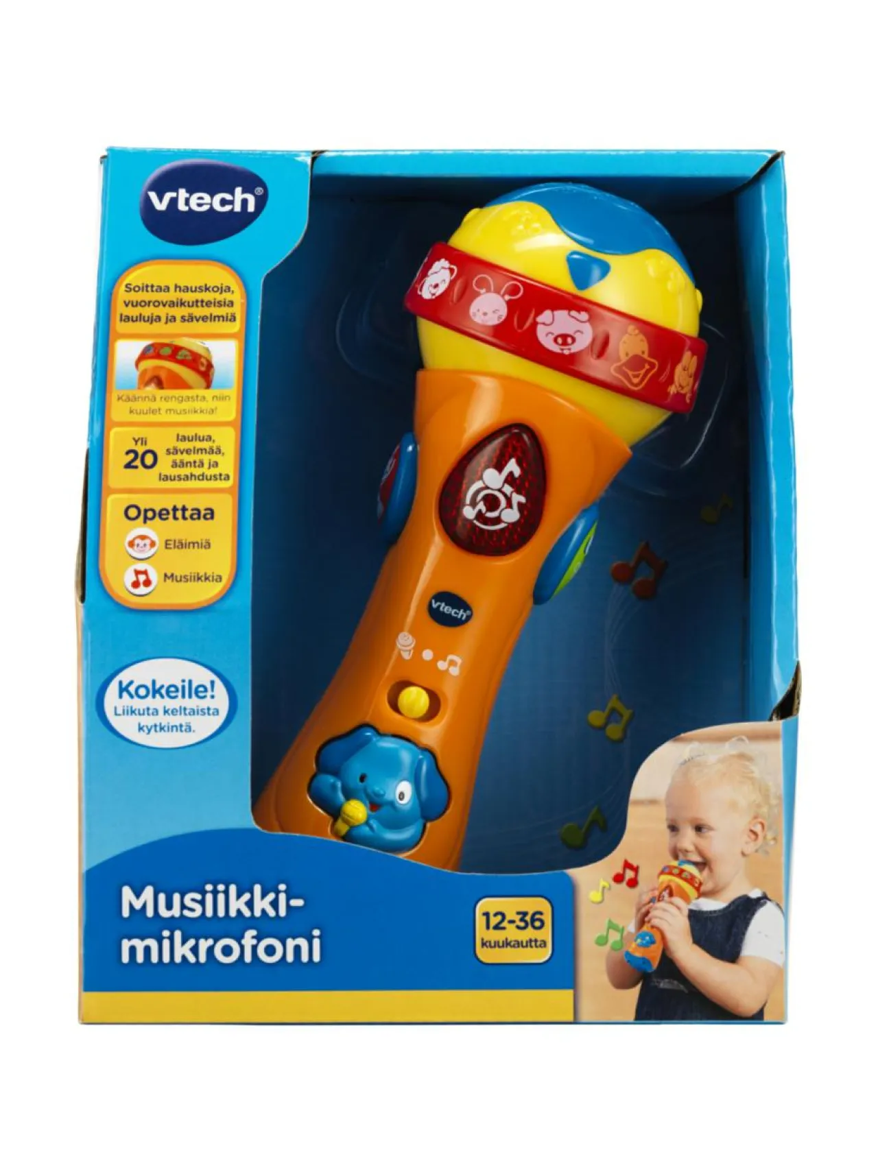 Vauvat & Taaperot<VTECH Baby musiikki-mikrofoni (suomenkielinen)