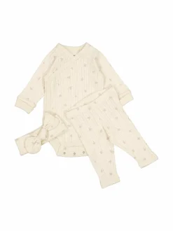 Lindex Baby Starter Kit - aloituspakkaus vauvalle 3-osainen^ Bodyt & Potkupuvut