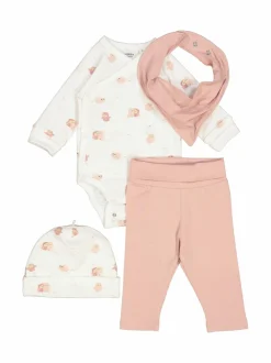 Lindex Baby Starter Kit - 4-osainen aloituspakkaus vauvalle^ Bodyt & Potkupuvut
