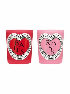 Tuoksupakkaukset<Diptyque Baies & Roses duo -kynttiläsetti