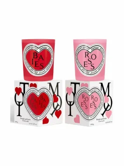 Tuoksupakkaukset<Diptyque Baies & Roses duo -kynttiläsetti