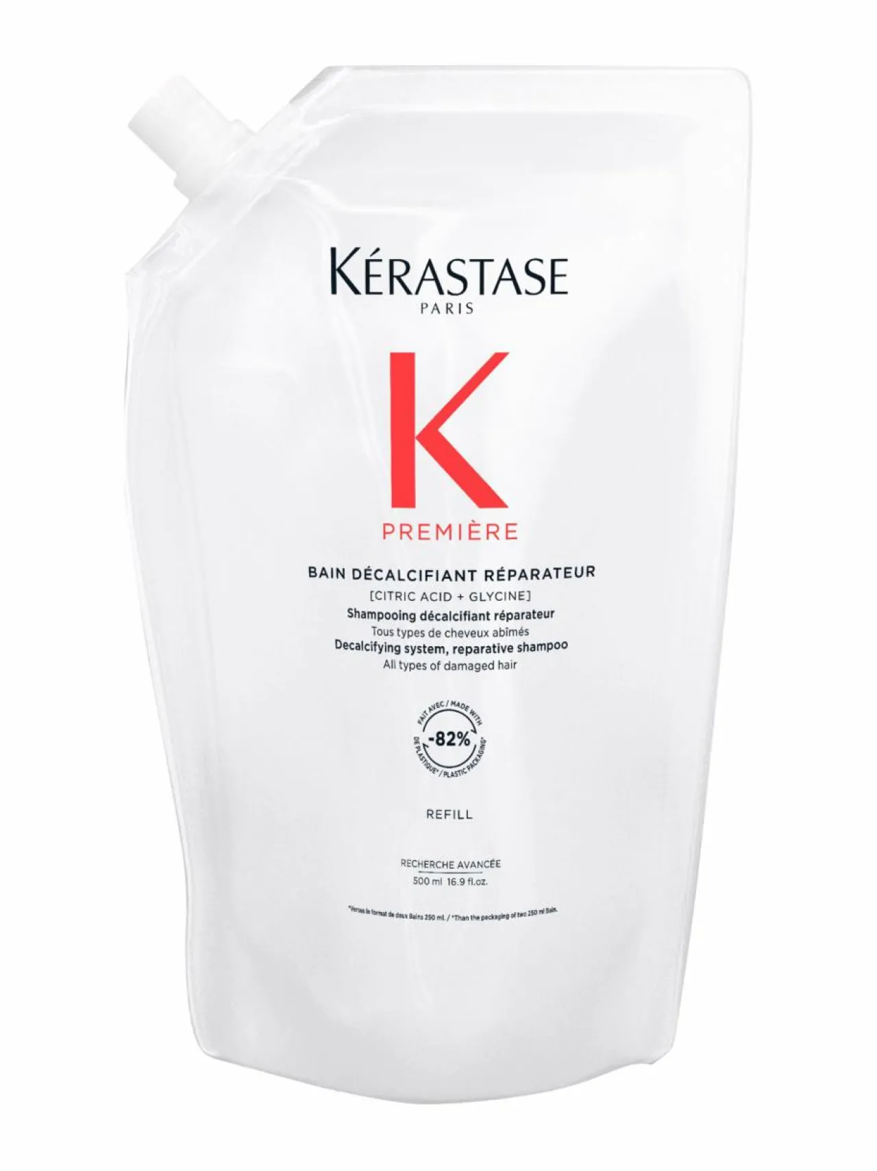 Kerastase Bain Décalcifiant Réparateur Refil -korjaava shampoo, täyttöpakkaus, 500ml^ Hiustenhoitotuotteet