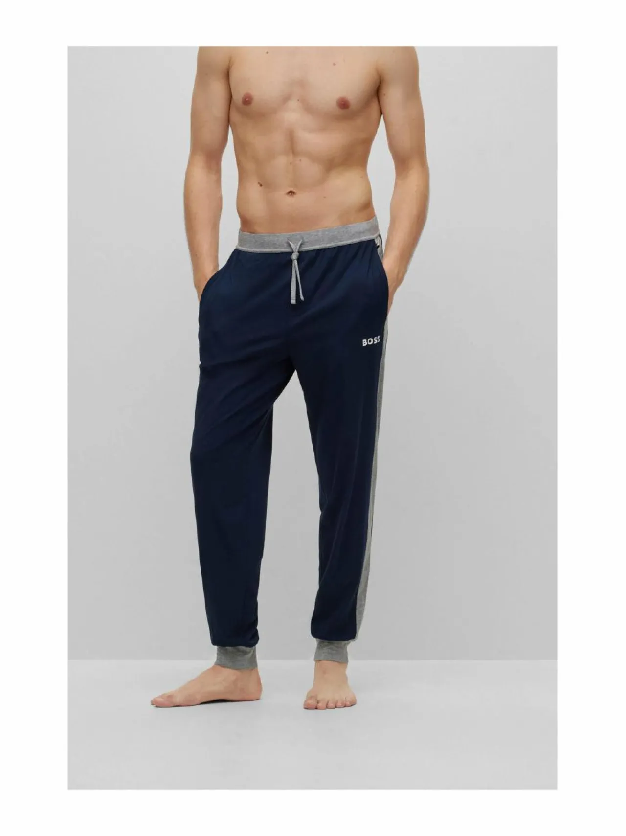 Pyjamat & Kylpytakit<BOSS Balance-pyjamahousut 403 DARK BLUE