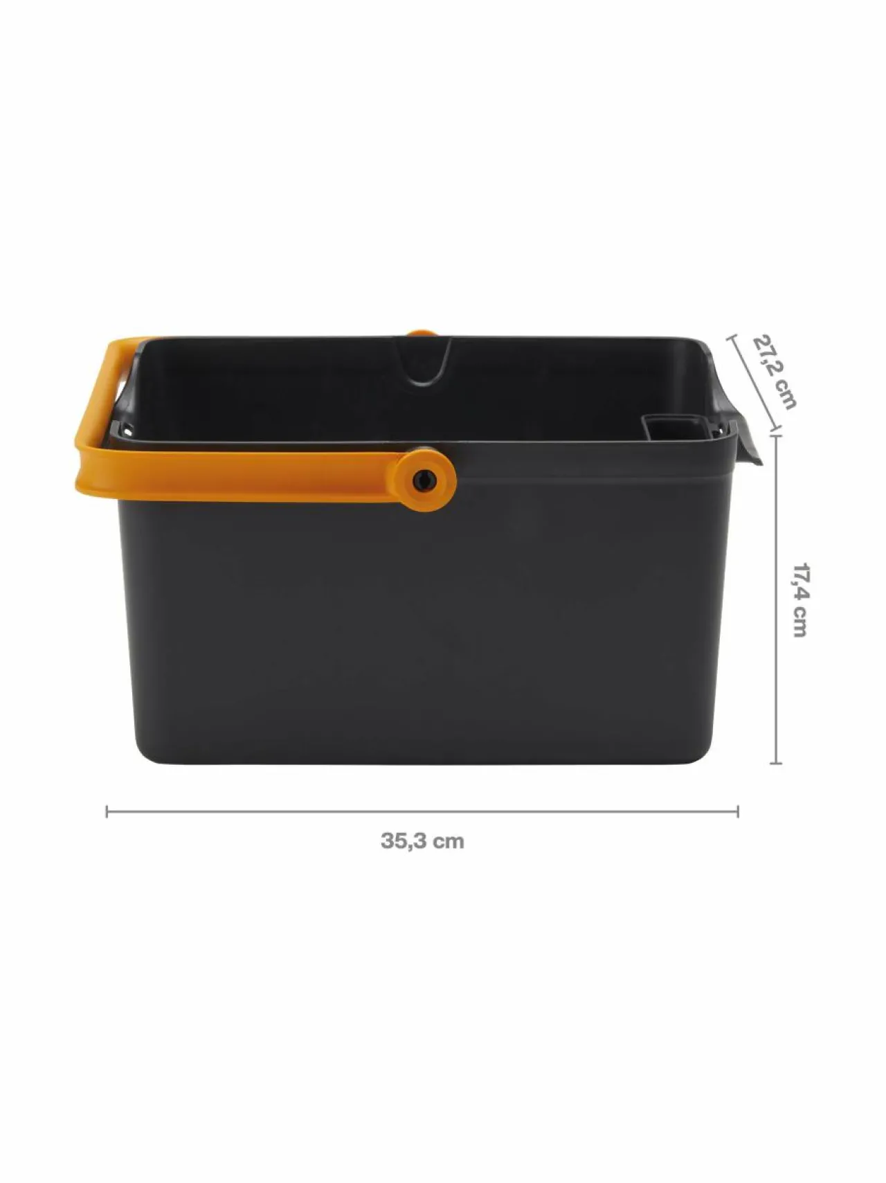 Työkalut<Fiskars Balcony-puutarhatyökalulaatikko BLACK