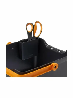 Työkalut<Fiskars Balcony-puutarhatyökalulaatikko BLACK