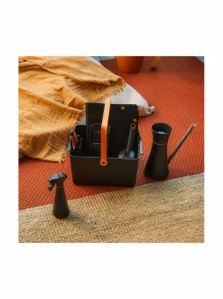 Työkalut<Fiskars Balcony-puutarhatyökalulaatikko BLACK