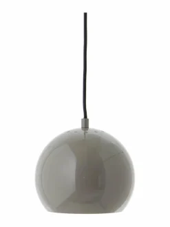 Kattovalaisimet<Frandsen Ball- riippuvalaisin Ø 18 cm GLOSSY WARM GREY