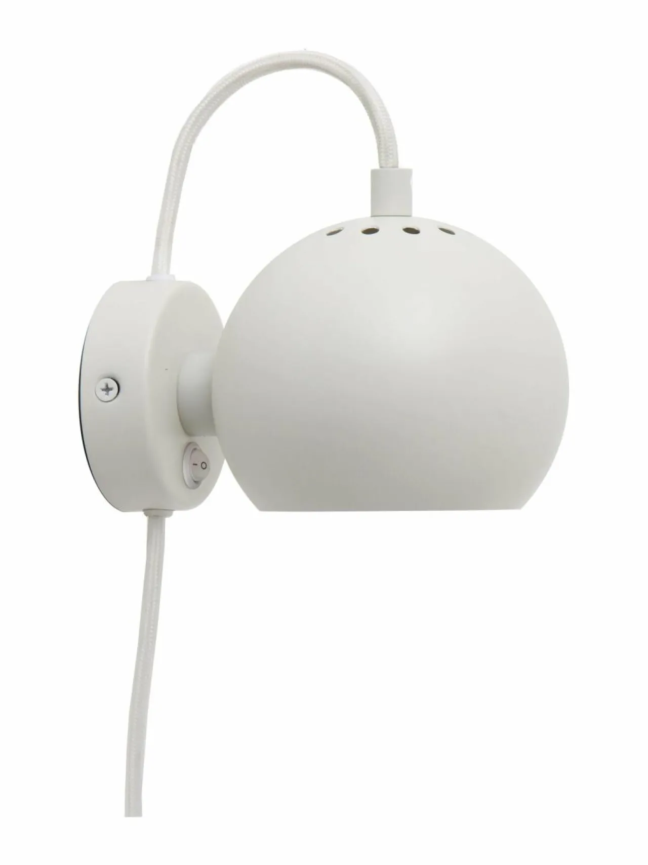 Seinävalaisimet<Frandsen Ball- seinävalaisin Ø 12 cm MATT WHITE