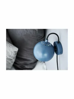 Seinävalaisimet<Frandsen Ball-seinävalaisin Ø 12 cm MATT PETROL BLUE
