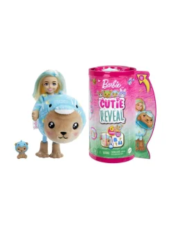 BARBIE Chelsea Cutie Reveal -nalle delfiinipuvussa^ Nuket & Nuken Tarvikkeet