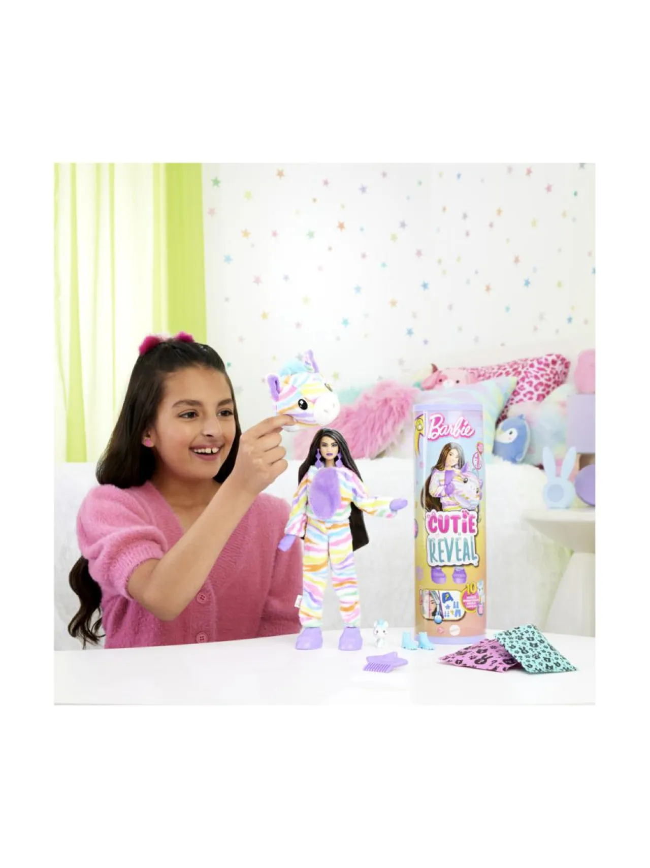Nuket & Nuken Tarvikkeet<BARBIE ️ Cutie Reveal Dream -sarjan yllätysnukke Seepra 28 cm