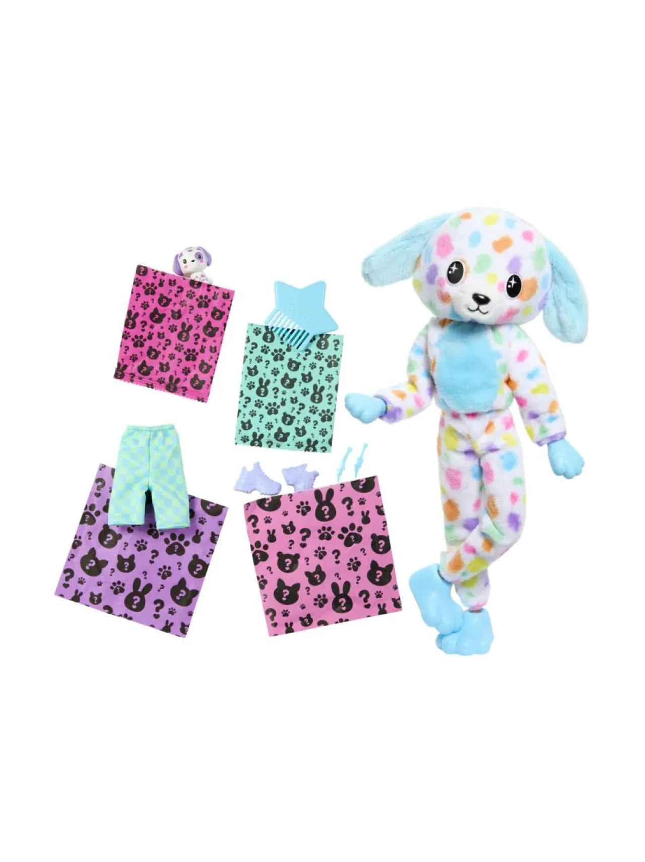 Nuket & Nuken Tarvikkeet<BARBIE ️ Cutie Reveal Dream -sarjan yllätysnukke Dalmatialainen 28 cm