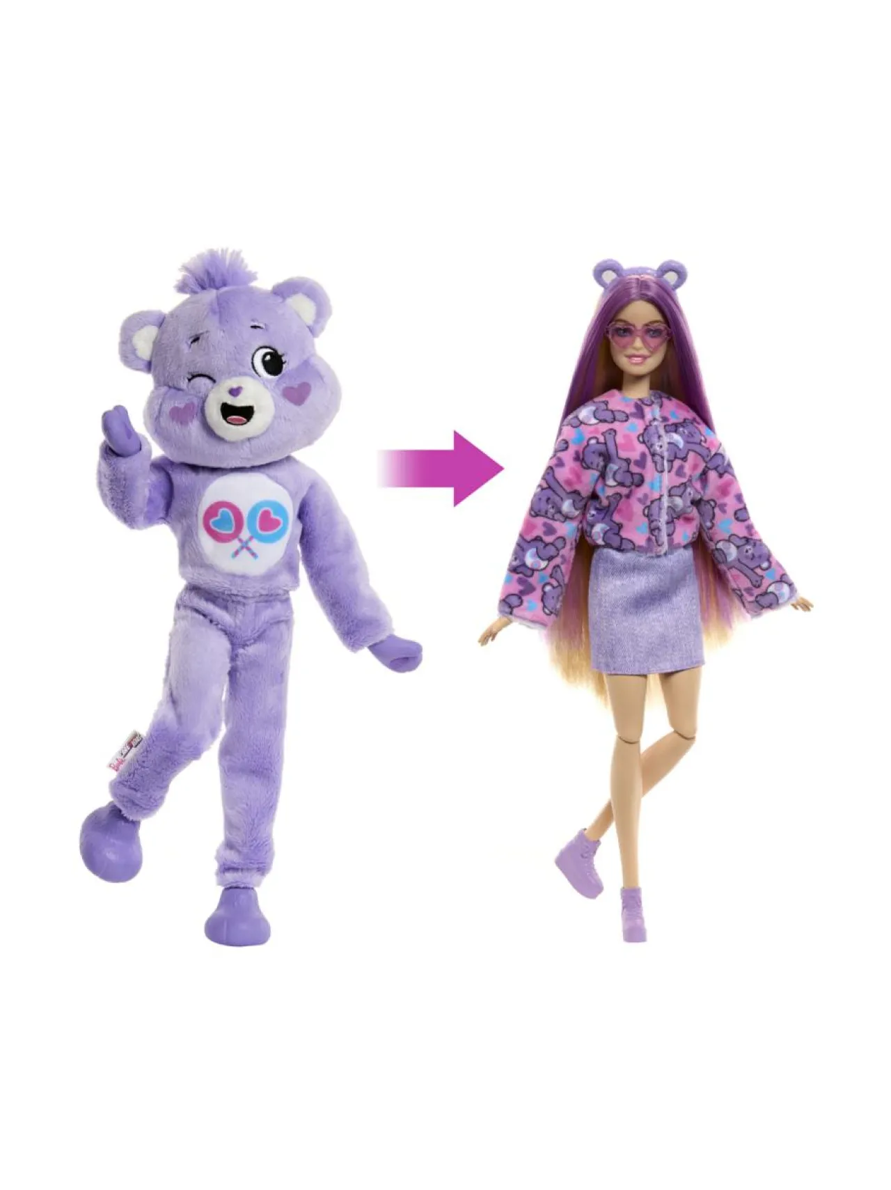 BARBIE Cutie Reveal nallesarja^ Nuket & Nuken Tarvikkeet