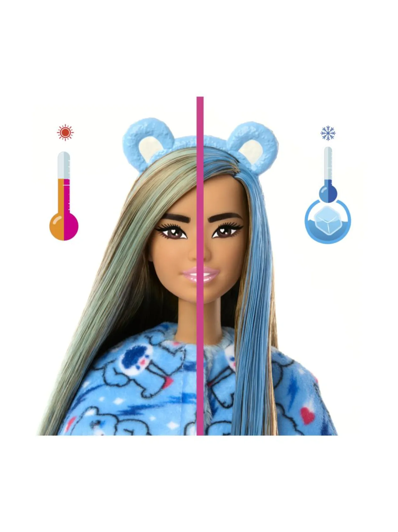 BARBIE Cutie Reveal nallesarja^ Nuket & Nuken Tarvikkeet