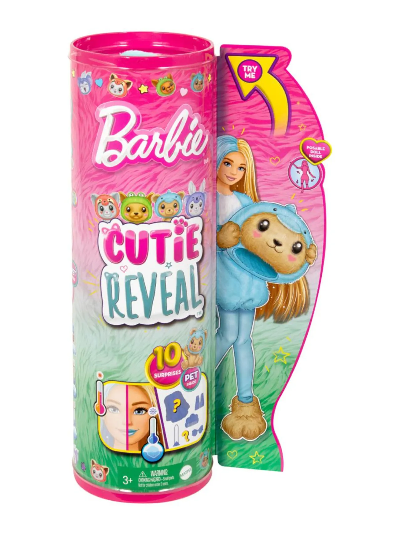 Nuket & Nuken Tarvikkeet<BARBIE Cutie Reveal -nalle delfiinipuvussa 29 cm