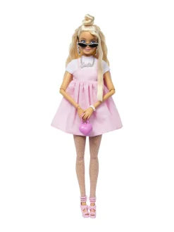 BARBIE Deluxe Fashionistas tyyli-ikoni vaaleanpunaisessa^ Nuket & Nuken Tarvikkeet