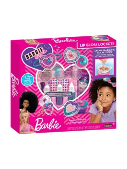 BARBIE Huulikiiltomedaljongit Kimaltelevat sydänkävyt^ Naamiaisasut & Lastenjuhlat