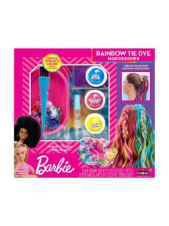 Naamiaisasut & Lastenjuhlat<BARBIE Kampaussetti Solmuvärjäyssateenkaari