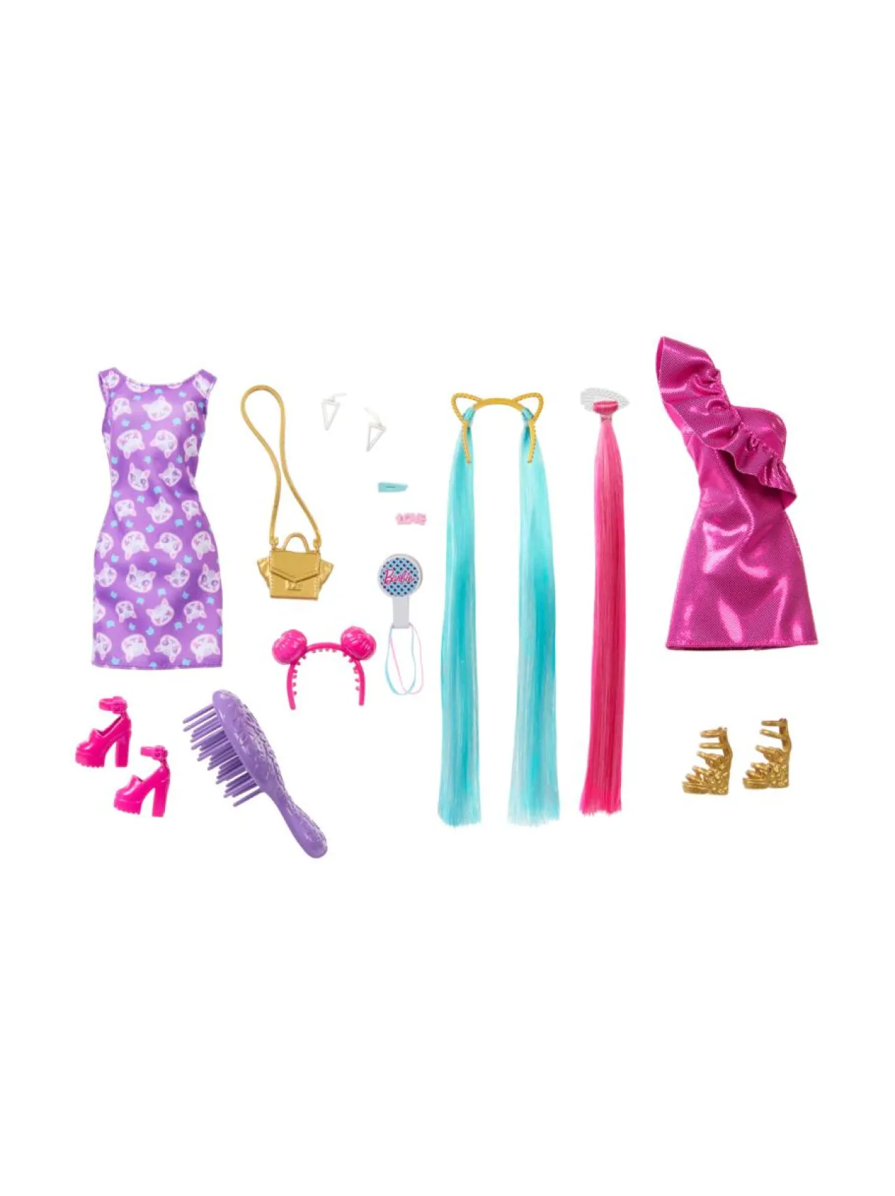 BARBIE kissakampauksen hiusnukke 21,6 cm^ Nuket & Nuken Tarvikkeet