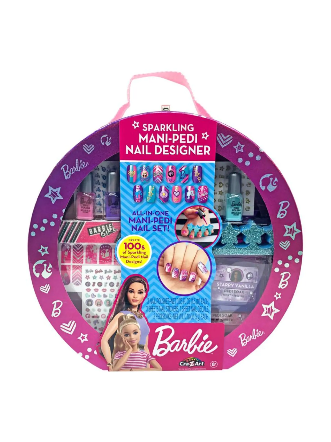 Naamiaisasut & Lastenjuhlat<BARBIE Manikyyri ja pedikyyrisetti Kimallus