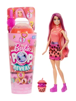 Nuket & Nuken Tarvikkeet<BARBIE ️ Pop! Reveal kuplatee yllätysnukke - Mangotee 28 cm