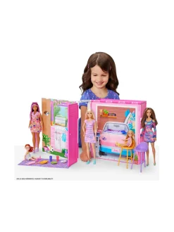 BARBIE taitettava talo^ Nuket & Nuken Tarvikkeet